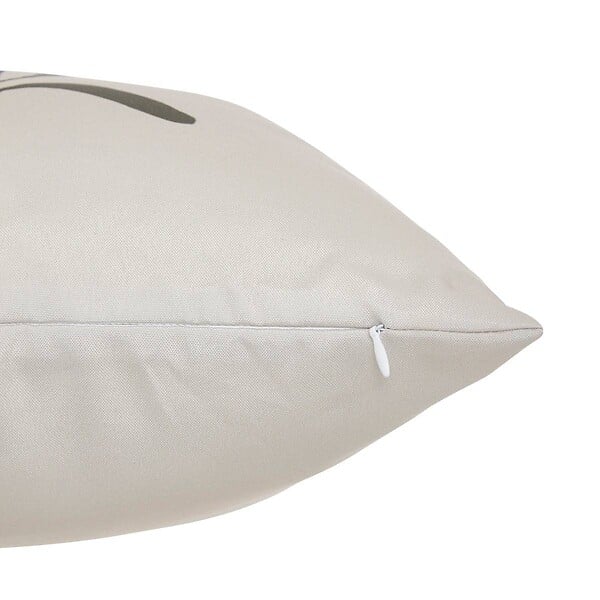 ATMOSPHERA - Housse de coussin d'extérieur Tileo 40x40cm motif feuille beige et vert - large