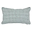 ATMOSPHERA - Coussin Groove 50x30cm vichy vert - vignette