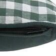 ATMOSPHERA - Coussin Groove 50x30cm vichy vert - vignette