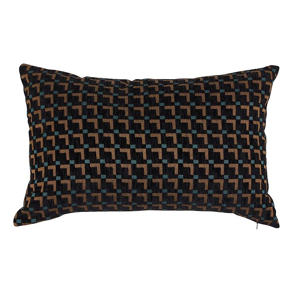 ATMOSPHERA - Coussin The palm resort 58x38cm noir - large