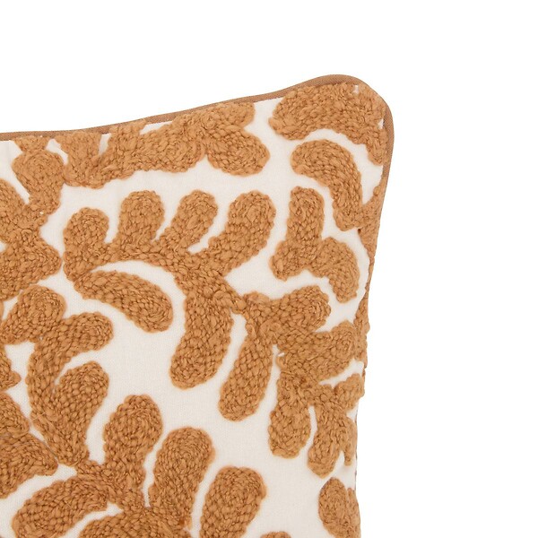 ATMOSPHERA - Housse de coussin Sienna 40x40cm camel - large