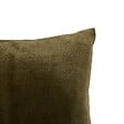 ATMOSPHERA - Coussin Ollis vert Kaki 38x38cm - vignette