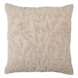 ATMOSPHERA - Coussin motif jacquard "Lehto" coton lin 50x50cm - vignette