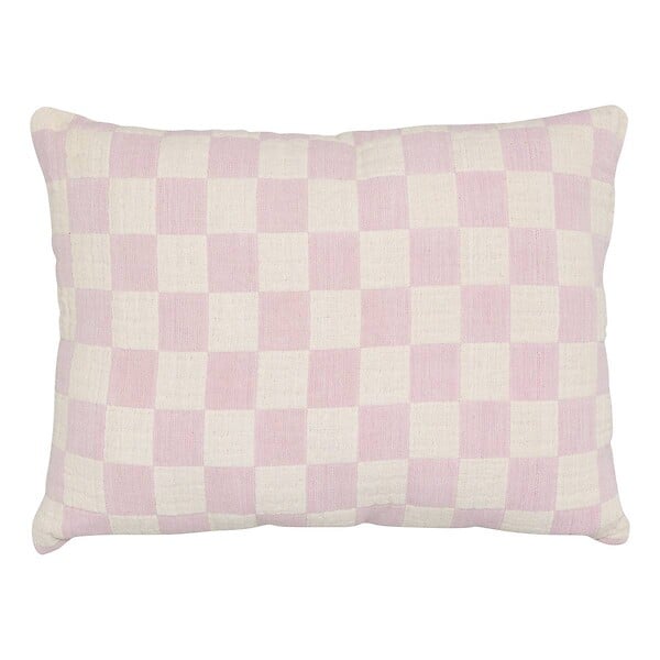 ATMOSPHERA - Coussin Fleurs sauvages 30x40cm lilas - large