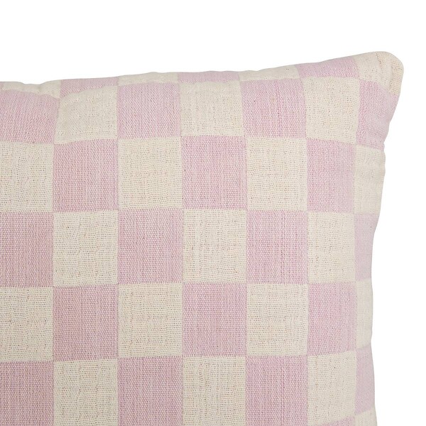 ATMOSPHERA - Coussin Fleurs sauvages 30x40cm lilas - large