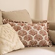 ATMOSPHERA - Coussin Oceania 38x58cm terracotta - vignette