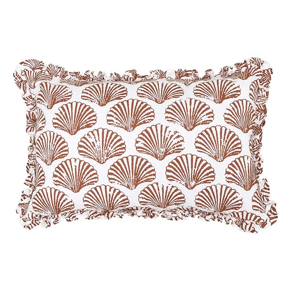 ATMOSPHERA - Coussin Oceania 38x58cm terracotta - large