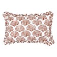ATMOSPHERA - Coussin Oceania 38x58cm terracotta - vignette