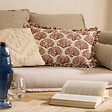 ATMOSPHERA - Coussin Oceania 38x58cm terracotta - vignette