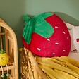 ATMOSPHERA - Coussin Fraise Fraci 40x43cm Rouge - vignette