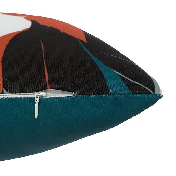 ATMOSPHERA - Coussin extérieur "Deyo" 35x75cm bleu canard - large