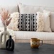 ATMOSPHERA - Coussin jacquard Inuit dreams  75x35cm - vignette