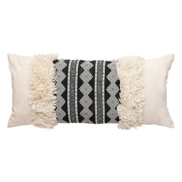 ATMOSPHERA - Coussin jacquard Inuit dreams  75x35cm - large