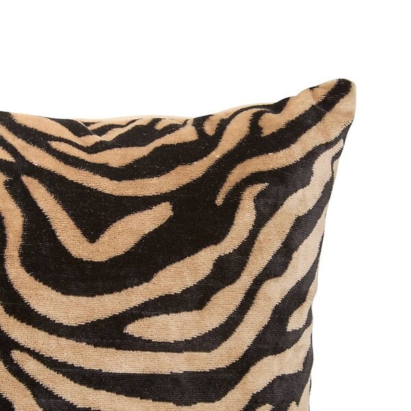 ATMOSPHERA - Coussin Lynra noir 40x40cm - large