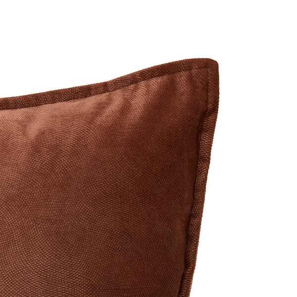 ATMOSPHERA - Coussin Lilou marron tonka 55x55cm - large