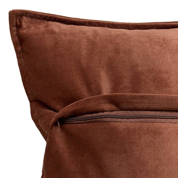ATMOSPHERA - Coussin Lilou marron tonka 55x55cm - large