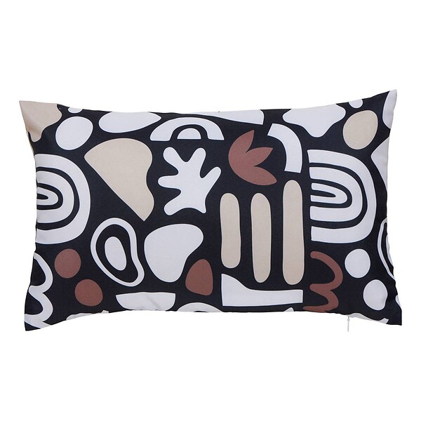 ATMOSPHERA - Housse de coussin d'extérieur Nolan 50x30cm motif fantaisie multicolore - large