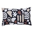 ATMOSPHERA - Housse de coussin d'extérieur Nolan 50x30cm motif fantaisie multicolore - vignette
