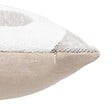 ATMOSPHERA - Housse de coussin Jeni chenille beige lin 50x30cm - vignette
