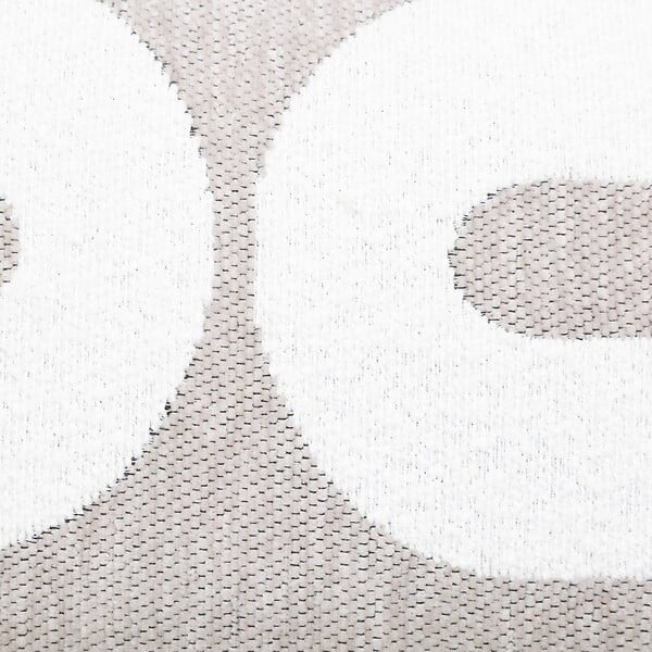 ATMOSPHERA - Housse de coussin Jeni chenille beige lin 50x30cm - large