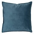 ATMOSPHERA - Coussin Lilou bleu egéen 55x55cm - vignette