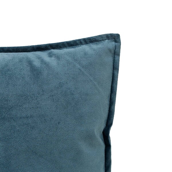 ATMOSPHERA - Coussin Lilou bleu egéen 55x55cm - large