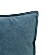 ATMOSPHERA - Coussin Lilou bleu egéen 55x55cm - vignette