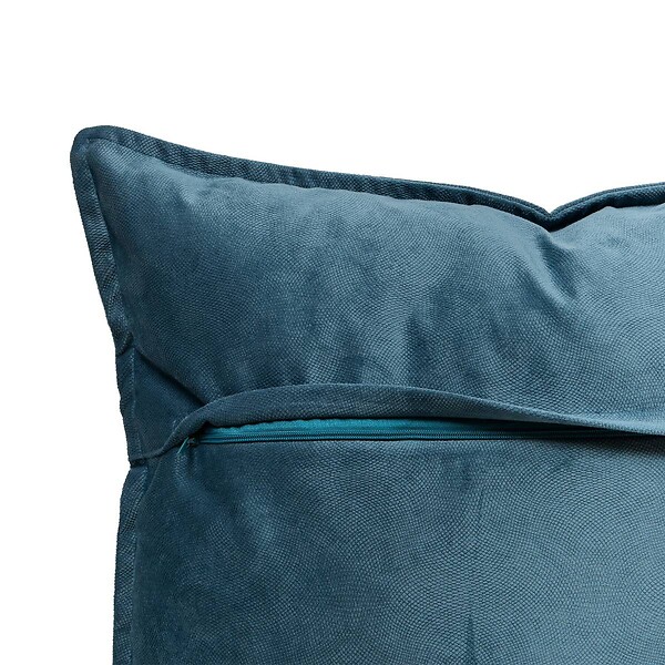 ATMOSPHERA - Coussin Lilou bleu egéen 55x55cm - large