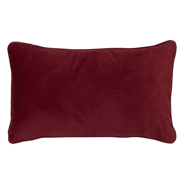 ATMOSPHERA - Coussin Lilou rouge grenat 50x30cm - large