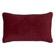 ATMOSPHERA - Coussin Lilou rouge grenat 50x30cm - vignette