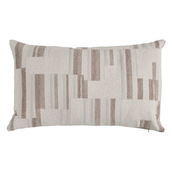 ATMOSPHERA - Coussin Calix beige lin 50x30cm - large