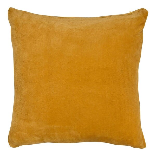 ATMOSPHERA - Coussin Ollis ocre 38x38cm - large