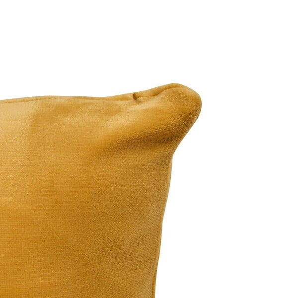 ATMOSPHERA - Coussin Ollis ocre 38x38cm - large