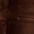 ATMOSPHERA - Coussin flanelle Cuddly marron 53x53cm - vignette