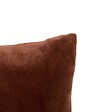 ATMOSPHERA - Coussin Ollis marron tonka 38x38cm - vignette
