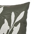 ATMOSPHERA - Housse de coussin d'extérieur Tileo 50x30cm motif feuilles vert foncé - vignette