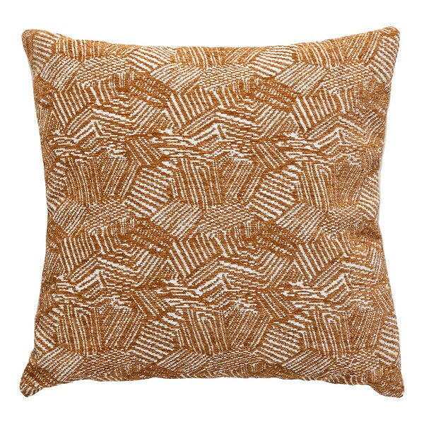 ATMOSPHERA - Housse de coussin Jeni chenille marron 40x40cm - large