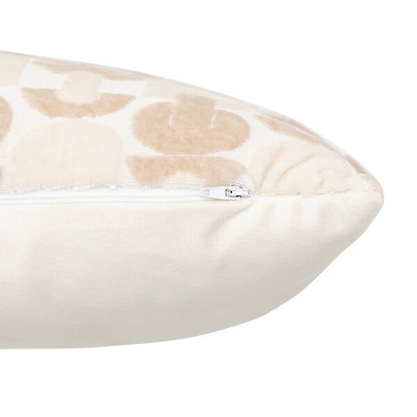 ATMOSPHERA - Coussin "Luna" jacquard velours lin 35x75cm - large