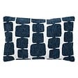 ATMOSPHERA - Housse de coussin Jeni chenille bleu égéen 50x30cm - vignette