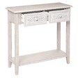 ATMOSPHERA - Console "Hina" avec étagère bois blanchi L80cm - vignette