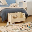 ATMOSPHERA - Coffre Ouvert Enfant Bouli 60x36x30 cm Beige - vignette