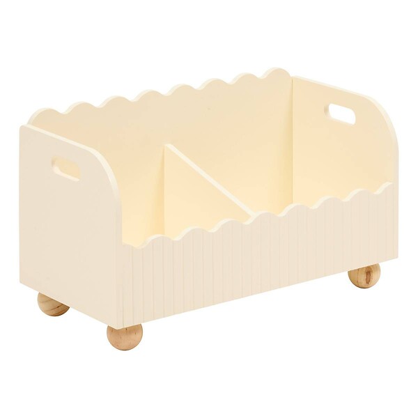 ATMOSPHERA - Coffre Ouvert Enfant Bouli 60x36x30 cm Beige - large