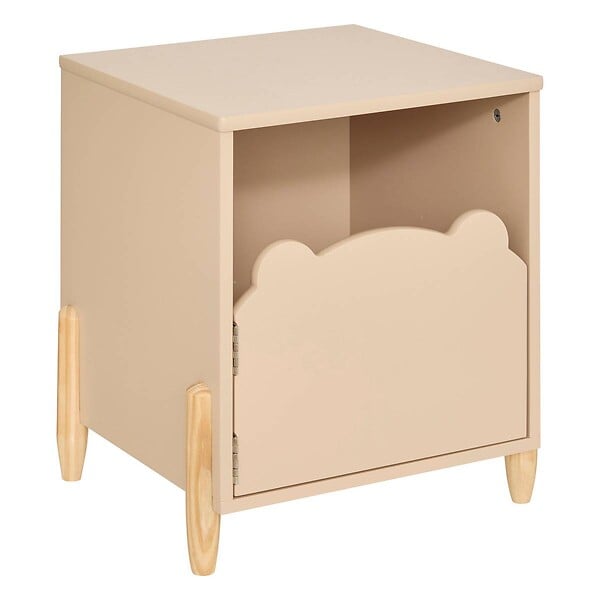 ATMOSPHERA - Table de chevet enfant Douceur beige 35,5x40cm - large