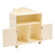 ATMOSPHERA - Bibliothèque Enfant Bouli 2 Portes Beige 60x30x75,5 cm - vignette