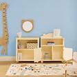 ATMOSPHERA - Bibliothèque Enfant Bouli 2 Portes Beige 60x30x75,5 cm - vignette