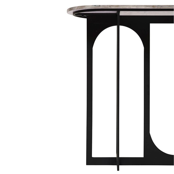 ATMOSPHERA - Console Tusco noir 140x34cm - large