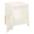 ATMOSPHERA - Table de chevet enfant Douceur blanc 35,5x40cm - vignette