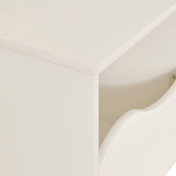 ATMOSPHERA - Table de chevet enfant Douceur blanc 35,5x40cm - large