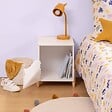 ATMOSPHERA - Table de chevet enfant Douceur blanc 35,5x40cm - vignette