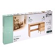5 FIVE SIMPLY SMART - Bureau 2 tiroirs Abana bois clair - vignette